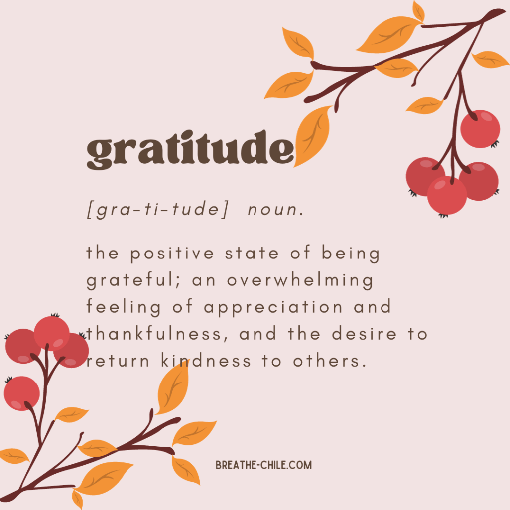 Definition of Graditude